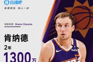湖人神射离队！Shams：肯纳德2年1300万加盟太阳 第二年球员选项